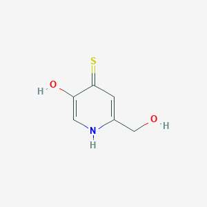 molecular formula C6H7NO2S B2899224 6-(Hydroxymethyl)-4-mercaptopyridin-3-ol CAS No. 872714-70-0