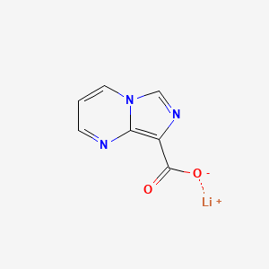 Lithium(1+) ion imidazo[1,5-a]pyrimidine-8-carboxylate