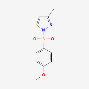 1-(4-Methoxyphenyl)sulfonyl-3-methylpyrazole