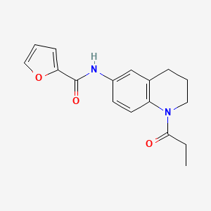 N-(1-propionyl-1,2,3,4-tetrahydroquinolin-6-yl)-2-furamide
