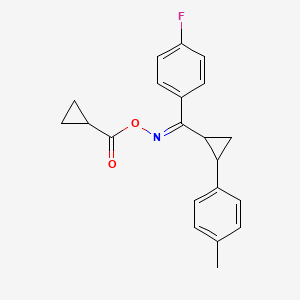 N-[(cyclopropylcarbonyl)oxy]-N-{(4-fluorophenyl)[2-(4-methylphenyl)cyclopropyl]methylene}amine