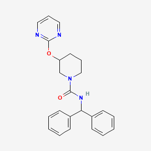 N-benzhydryl-3-(pyrimidin-2-yloxy)piperidine-1-carboxamide