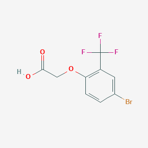 molecular formula C9H6BrF3O3 B2899277 (4-Bromo-2-trifluoromethyl-phenoxy)-acetic acid CAS No. 1502060-14-1