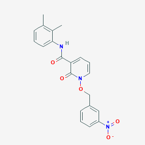 molecular formula C21H19N3O5 B2899356 N-(2,3-dimethylphenyl)-1-((3-nitrobenzyl)oxy)-2-oxo-1,2-dihydropyridine-3-carboxamide CAS No. 852365-27-6