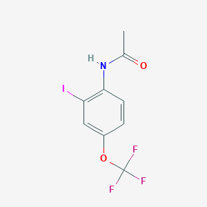 molecular formula C9H7F3INO2 B2899407 N-(2-Iodo-4-(trifluoromethoxy)phenyl)acetamide CAS No. 874814-74-1