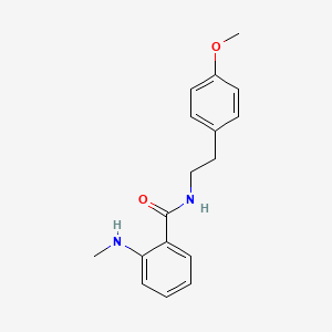 molecular formula C17H20N2O2 B2899419 N-[2-(4-methoxyphenyl)ethyl]-2-(methylamino)benzamide CAS No. 75652-61-8