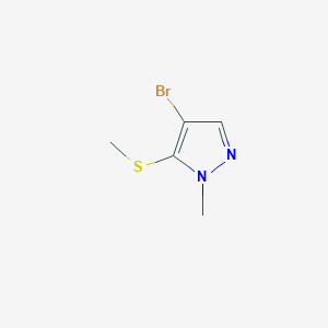 4-Bromo-1-methyl-5-methylsulfanylpyrazole