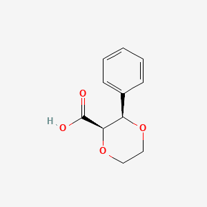 (2R,3R)-3-phenyl-1,4-dioxane-2-carboxylic acid