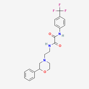 N1-(2-(2-phenylmorpholino)ethyl)-N2-(4-(trifluoromethyl)phenyl)oxalamide