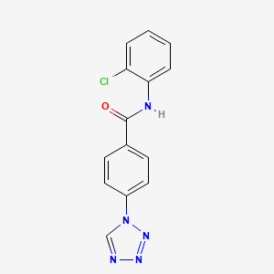 N-(2-chlorophenyl)-4-(1H-tetrazol-1-yl)benzamide