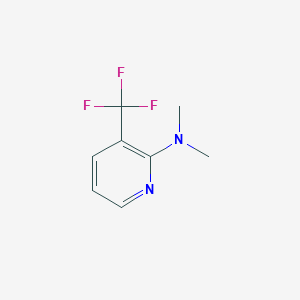 molecular formula C8H9F3N2 B2899656 N,N-dimethyl-3-(trifluoromethyl)pyridin-2-amine CAS No. 1862910-90-4