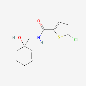 5-chloro-N-[(1-hydroxycyclohex-2-en-1-yl)methyl]thiophene-2-carboxamide