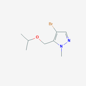 4-bromo-5-(isopropoxymethyl)-1-methyl-1H-pyrazole