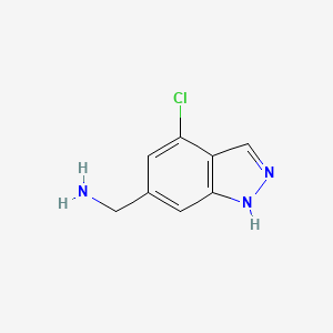 (4-Chloro-1H-indazol-6-yl)methanamine