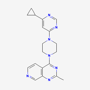 4-[4-(6-Cyclopropylpyrimidin-4-yl)piperazin-1-yl]-2-methylpyrido[3,4-d]pyrimidine