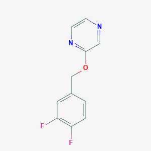 2-[(3,4-Difluorophenyl)methoxy]pyrazine