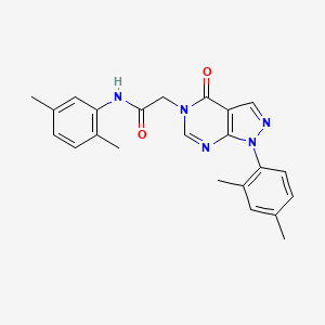 molecular formula C23H23N5O2 B2899710 N-(2,5-dimethylphenyl)-2-[1-(2,4-dimethylphenyl)-4-oxopyrazolo[3,4-d]pyrimidin-5-yl]acetamide CAS No. 894998-92-6