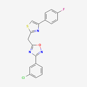 1-{[6-(4-Fluorophenyl)pyridin-3-yl]carbonyl}-4-methyl-2-phenylpiperazine