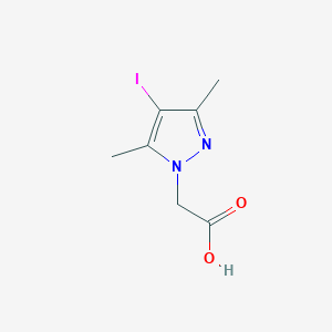 molecular formula C7H9IN2O2 B2899730 (4-iodo-3,5-dimethyl-1H-pyrazol-1-yl)acetic acid CAS No. 6715-88-4
