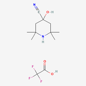 4-Hydroxy-2,2,6,6-tetramethylpiperidine-4-carbonitrile, trifluoroacetic acid