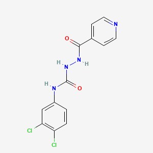 1-(3,4-Dichlorophenyl)-3-(pyridine-4-carbonylamino)urea