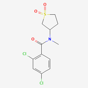 2,4-dichloro-N-(1,1-dioxidotetrahydrothiophen-3-yl)-N-methylbenzamide