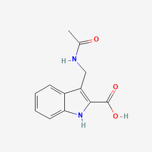 3-(Acetamidomethyl)-1H-indole-2-carboxylic acid