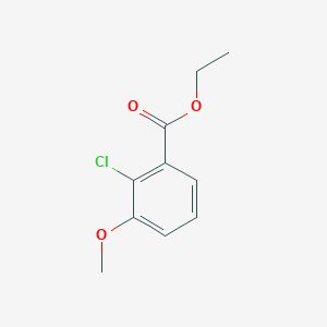 molecular formula C10H11ClO3 B2899758 Ethyl 2-chloro-3-methoxybenzoate CAS No. 1261743-55-8