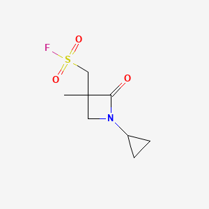 (1-Cyclopropyl-3-methyl-2-oxoazetidin-3-yl)methanesulfonyl fluoride