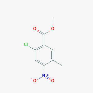 molecular formula C9H8ClNO4 B2899794 Methyl 2-chloro-5-methyl-4-nitrobenzoate CAS No. 1805129-67-2