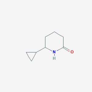 molecular formula C8H13NO B2899813 6-Cyclopropylpiperidin-2-one CAS No. 2101640-54-2