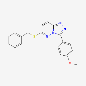 6-Benzylsulfanyl-3-(4-methoxyphenyl)-[1,2,4]triazolo[4,3-b]pyridazine