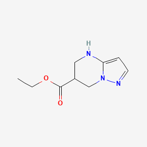 molecular formula C9H13N3O2 B2899860 Ethyl 4H,5H,6H,7H-pyrazolo[1,5-a]pyrimidine-6-carboxylate CAS No. 1697941-35-7