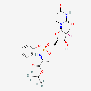 molecular formula C22H29FN3O9P B2899945 Sofosbuvir D6 