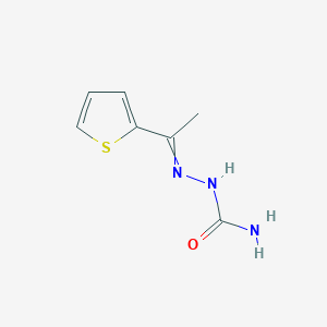 molecular formula C7H9N3OS B2900073 (1-Thiophen-2-ylethylideneamino)urea CAS No. 3771-70-8