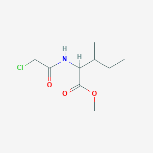molecular formula C9H16ClNO3 B2900106 Methyl 2-(2-chloroacetamido)-3-methylpentanoate CAS No. 102115-69-5