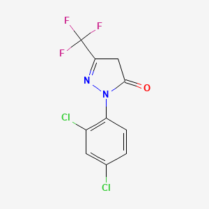 2-(2,4-dichlorophenyl)-5-(trifluoromethyl)-2,4-dihydro-3H-pyrazol-3-one