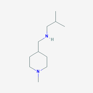 2-methyl-N-((1-methylpiperidin-4-yl)methyl)propan-1-amine