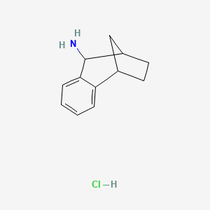 molecular formula C12H16ClN B2900214 Tricyclo[7.2.1.02,7]dodeca-2,4,6-trien-8-amine;hydrochloride CAS No. 2402831-13-2