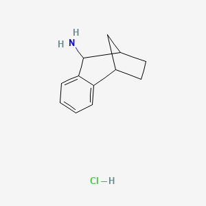 Tricyclo[7.2.1.02,7]dodeca-2,4,6-trien-8-amine;hydrochloride