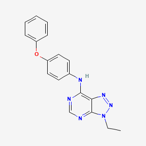3-ethyl-N-(4-phenoxyphenyl)-3H-[1,2,3]triazolo[4,5-d]pyrimidin-7-amine