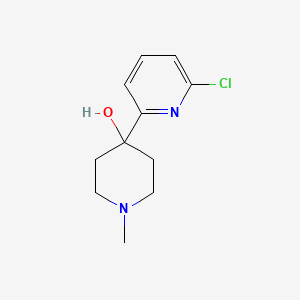 B2900303 4-(6-Chloropyridin-2-yl)-1-methylpiperidin-4-ol CAS No. 225112-34-5
