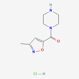1-(3-Methyl-1,2-oxazole-5-carbonyl)piperazine hydrochloride