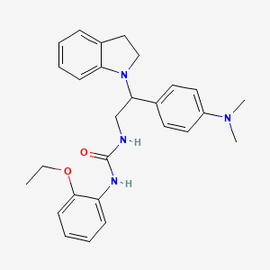 1-(2-(4-(Dimethylamino)phenyl)-2-(indolin-1-yl)ethyl)-3-(2-ethoxyphenyl)urea