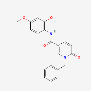 1-benzyl-N-(2,4-dimethoxyphenyl)-6-oxo-1,6-dihydropyridine-3-carboxamide