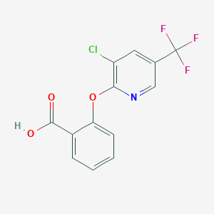 2-{[3-Chloro-5-(trifluoromethyl)pyridin-2-yl]oxy}benzoic acid