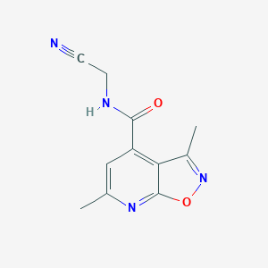 N-(Cyanomethyl)-3,6-dimethyl-[1,2]oxazolo[5,4-B]pyridine-4-carboxamide