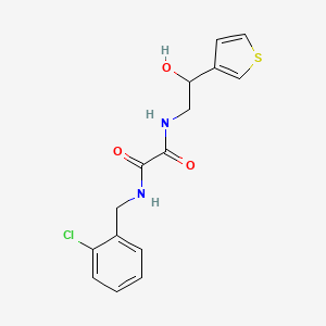 N1-(2-chlorobenzyl)-N2-(2-hydroxy-2-(thiophen-3-yl)ethyl)oxalamide
