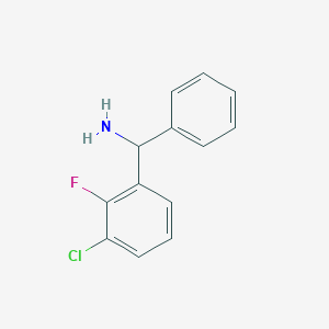 (3-Chloro-2-fluorophenyl)(phenyl)methanamine