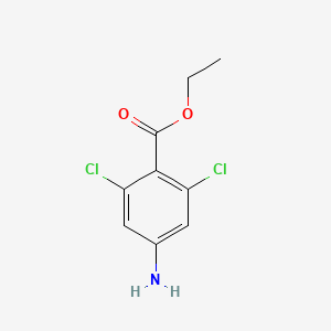 molecular formula C9H9Cl2NO2 B2900417 Ethyl 4-amino-2,6-dichlorobenzoate CAS No. 1379356-23-6
